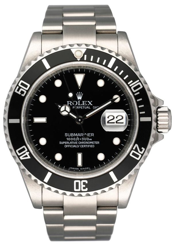 Rolex Submariner 16610 - Black Dial & Bracelet Strap