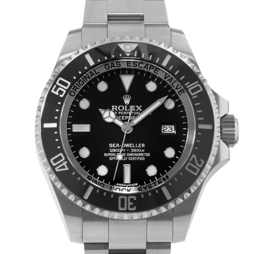 Rolex Deepsea 116660 - Black Dial & Bracelet Strap