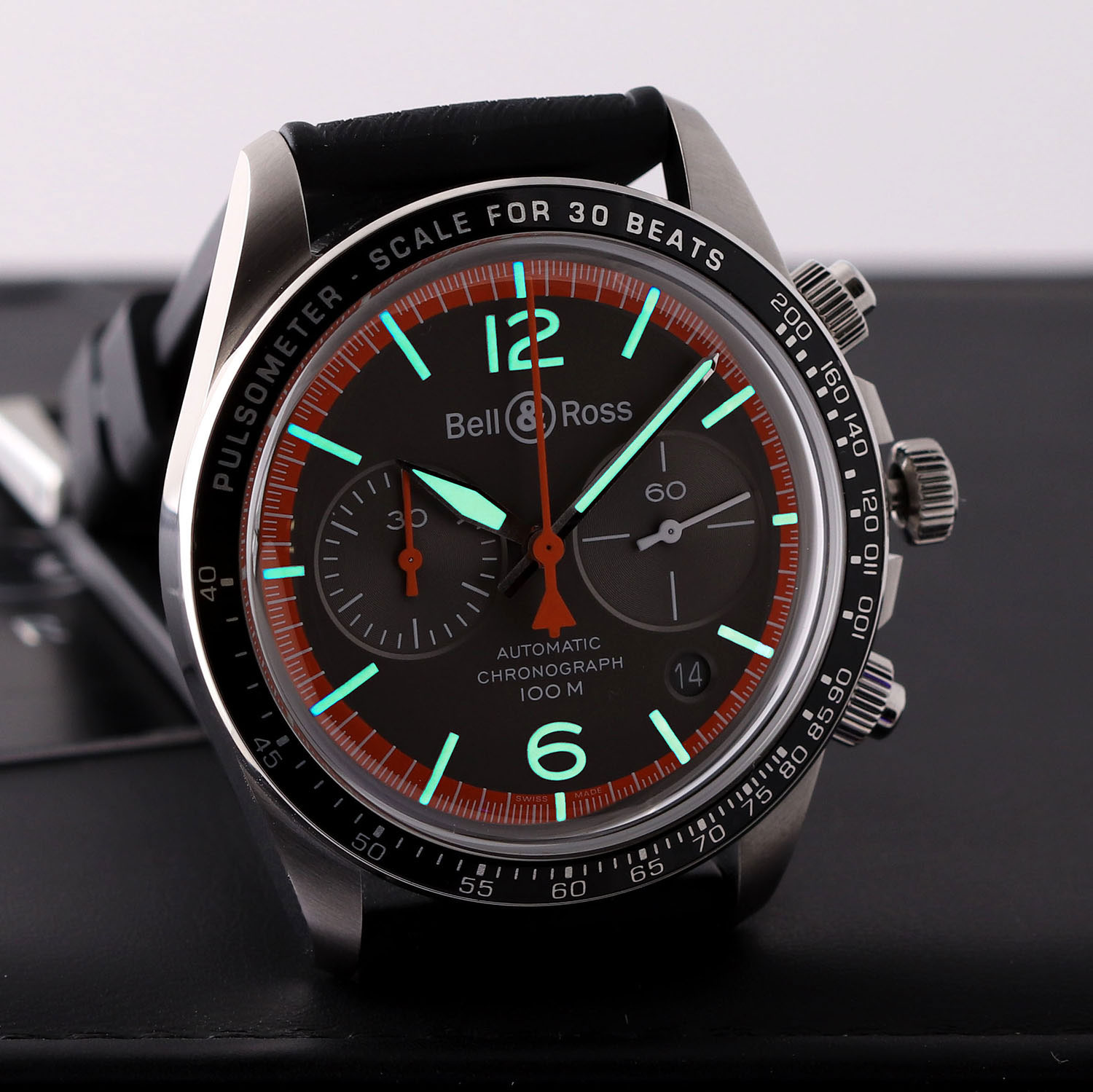 Bell and Ross BR V2-94 BRV294-ORA-ST/SRB Thumbnail 6