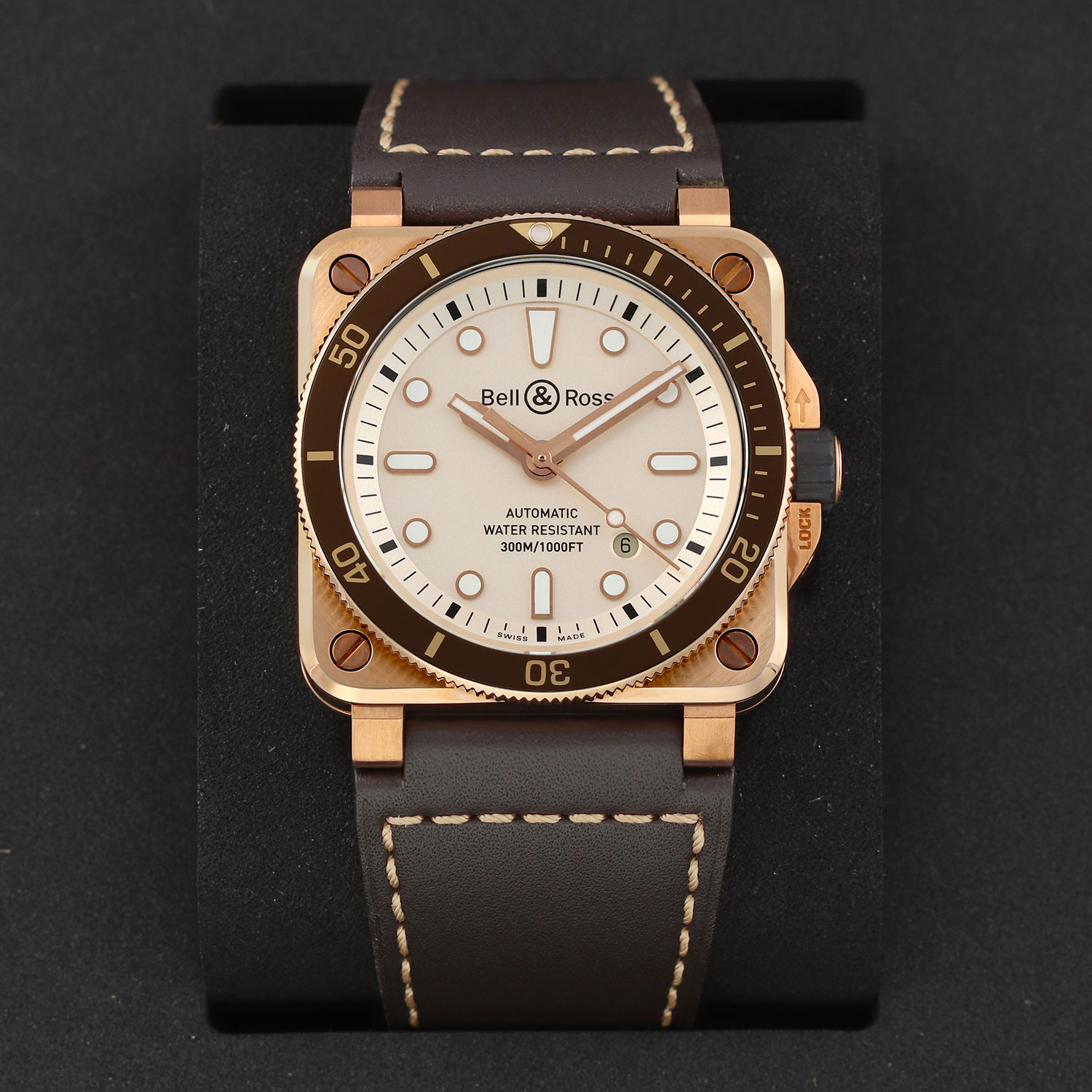 Bell and Ross BR 03 BR0392-D-WH-BR/SCA Thumbnail 3