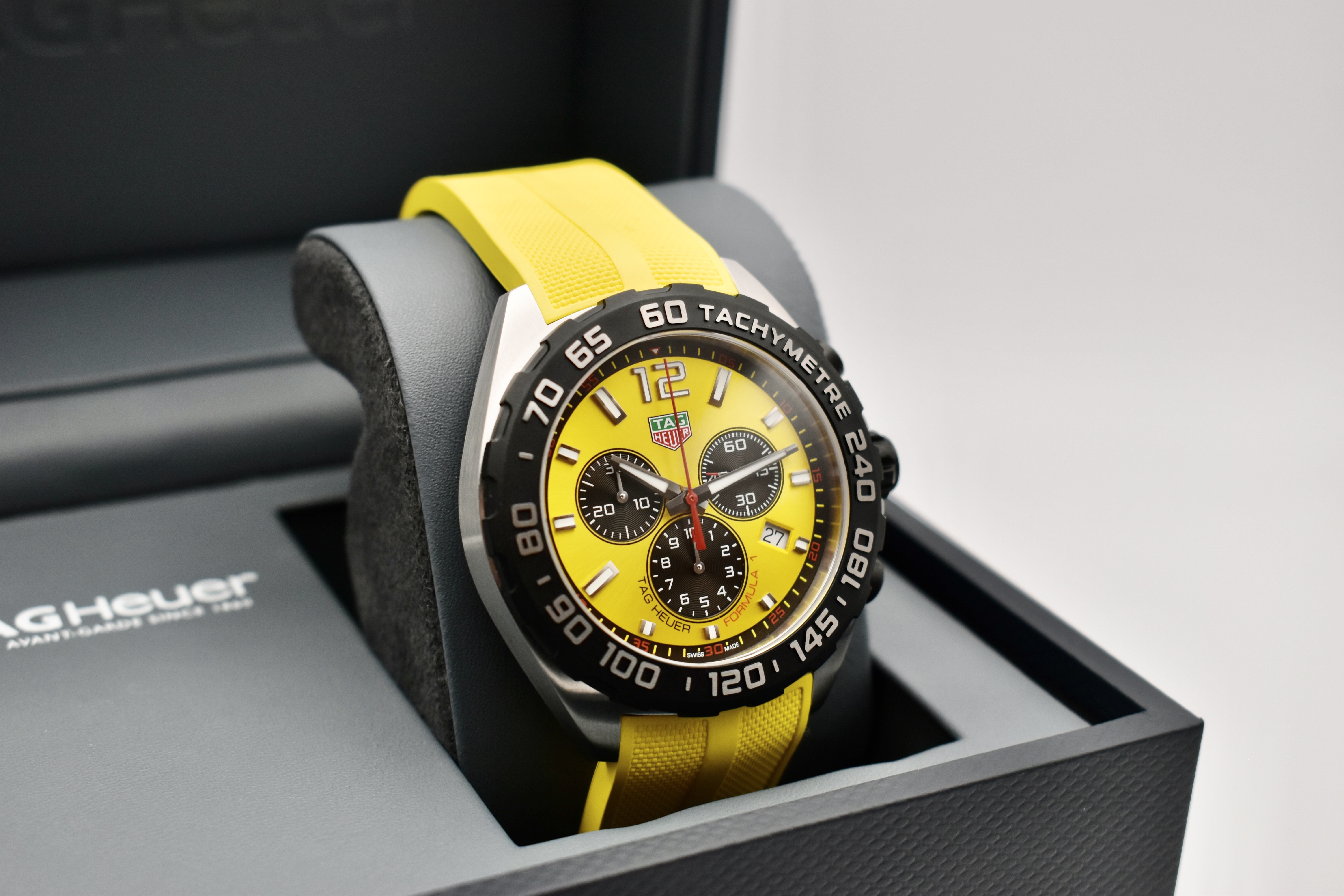 Tag Heuer Formula 1 - Yellow Baton Dial & Rubber Strap