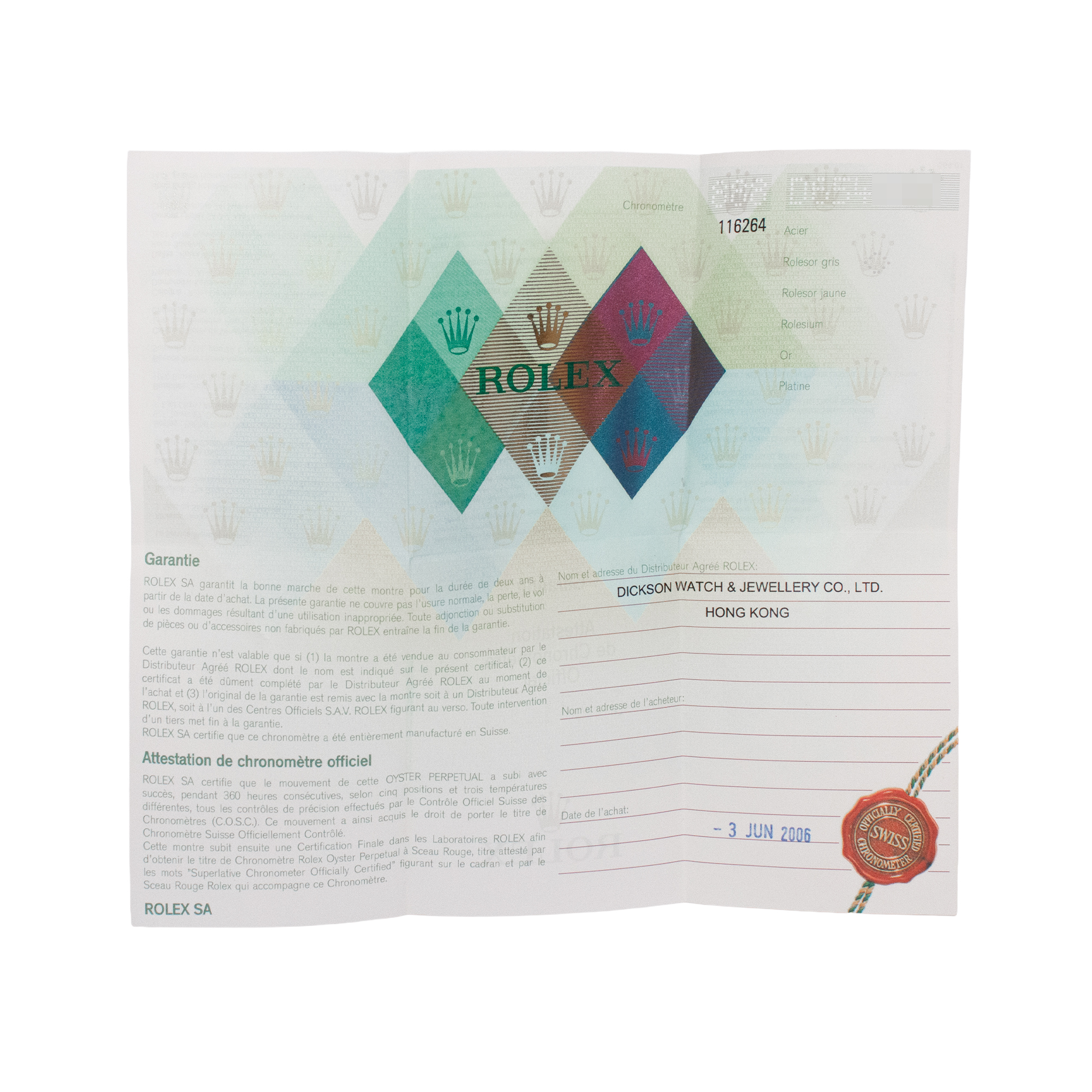 Rolex Turn-O-Graph 116264 Thumbnail 3