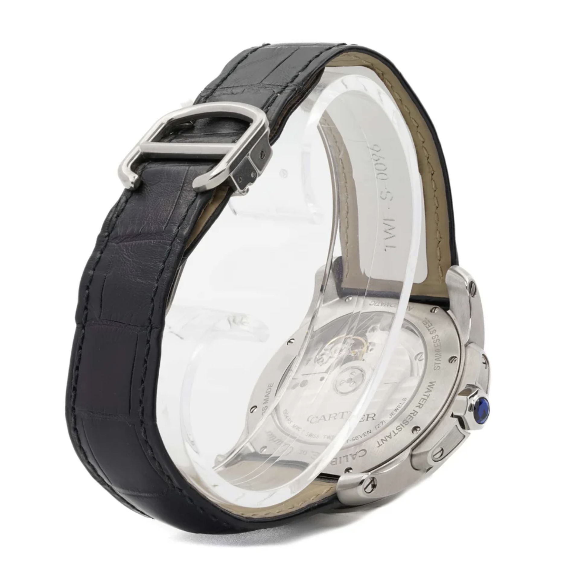 Cartier Calibre De Cartier Silver Roman Numeral Dial