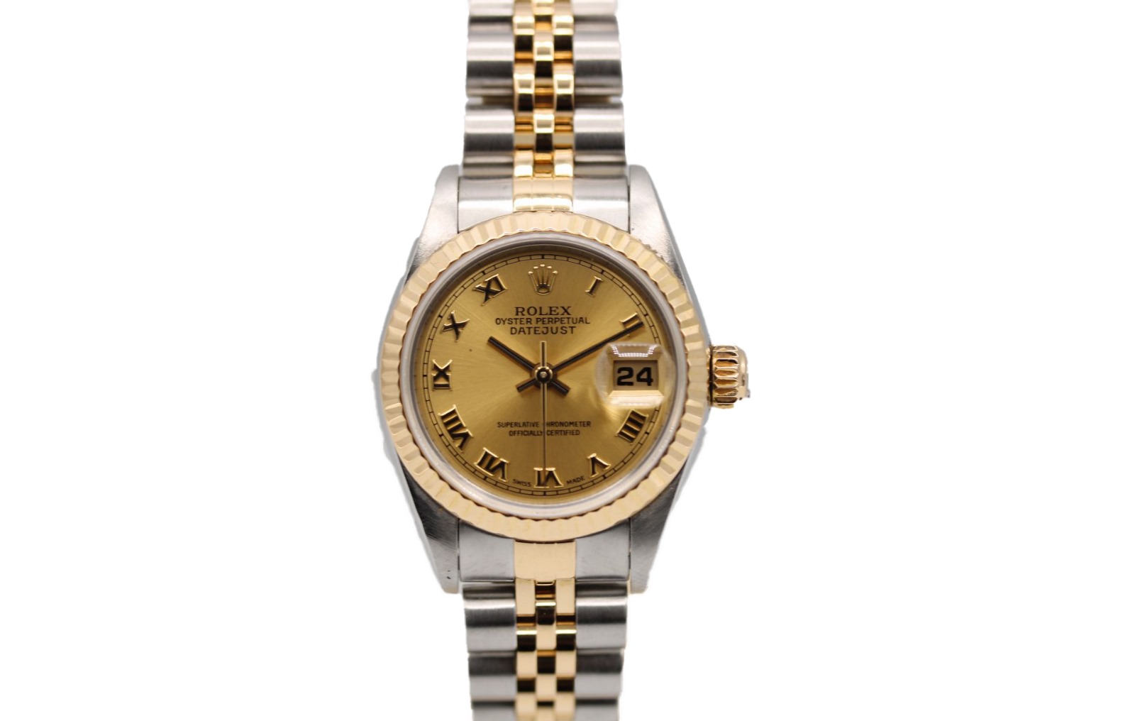 Bracciale Jubilee Rolex Datejust Lady Oro Giallo Usato Rolex