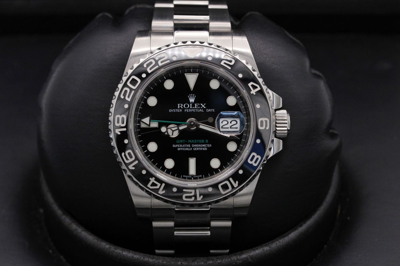 Rolex GMT Master II 116710 LN - Black Dial & Bracelet Strap