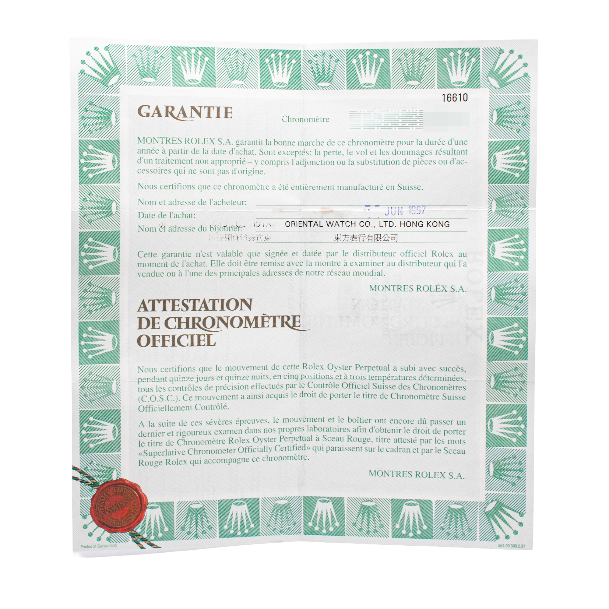 Rolex Submariner 16610 Thumbnail 3