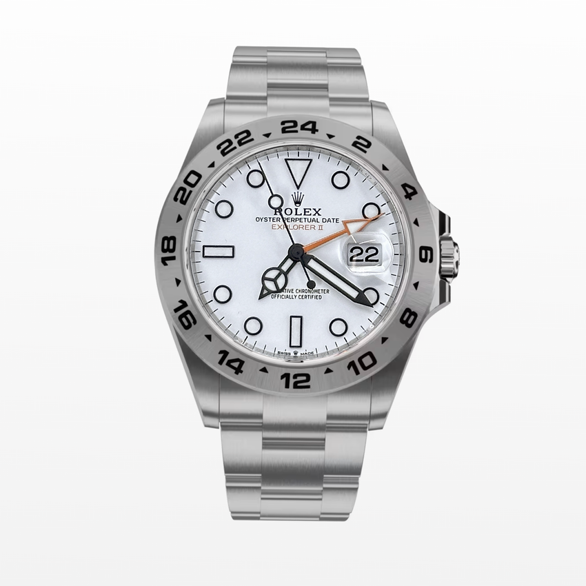 Rolex Explorer II 226570 - White Dial & Bracelet Strap