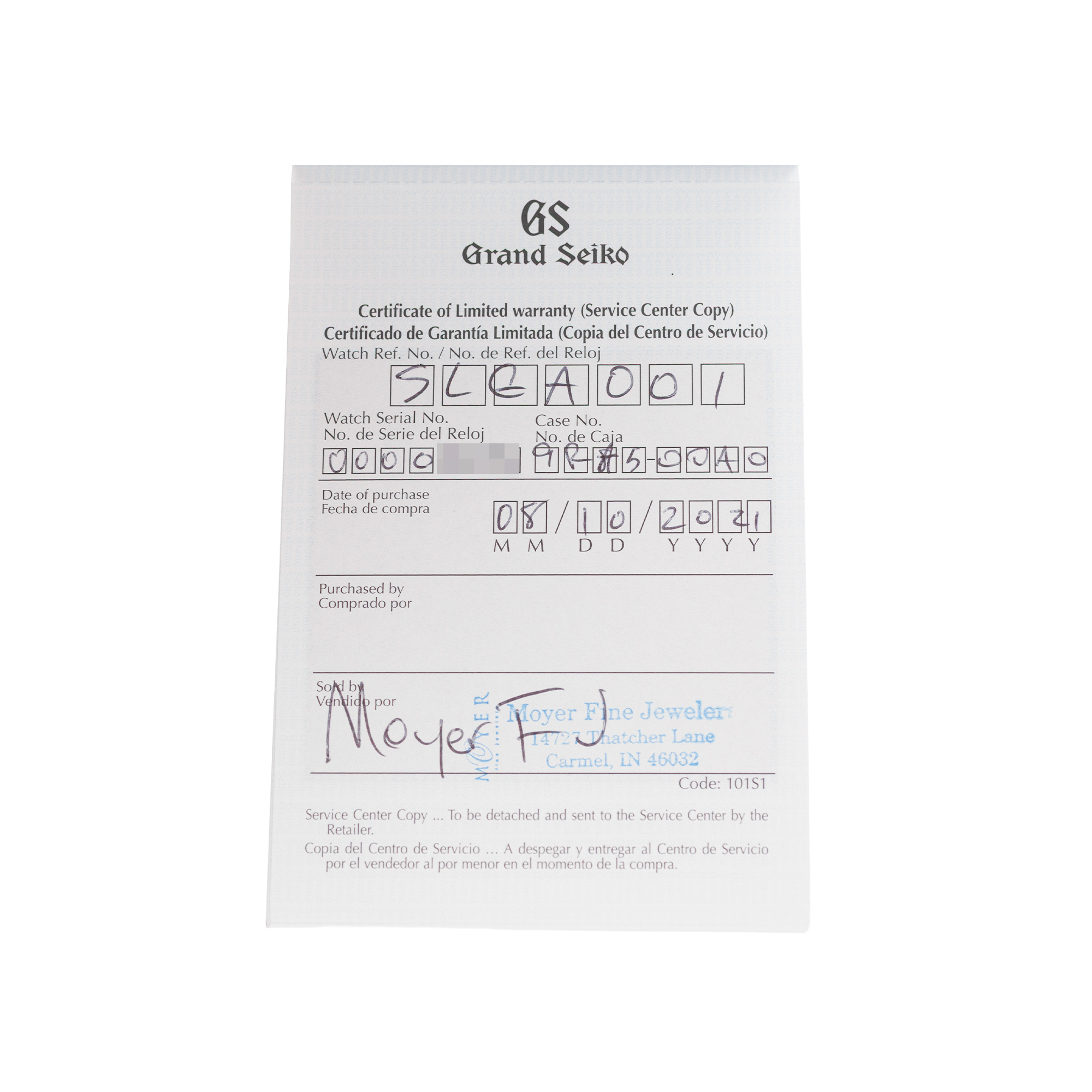 Grand Seiko Sport Collection SLGA001 Thumbnail 3