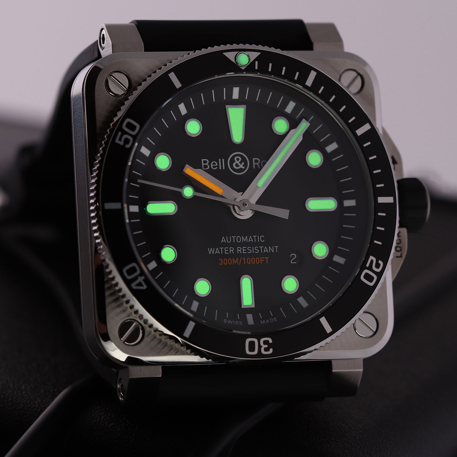 Bell and Ross BR03-92 BR0392-D-BL-ST/SRB Thumbnail 6