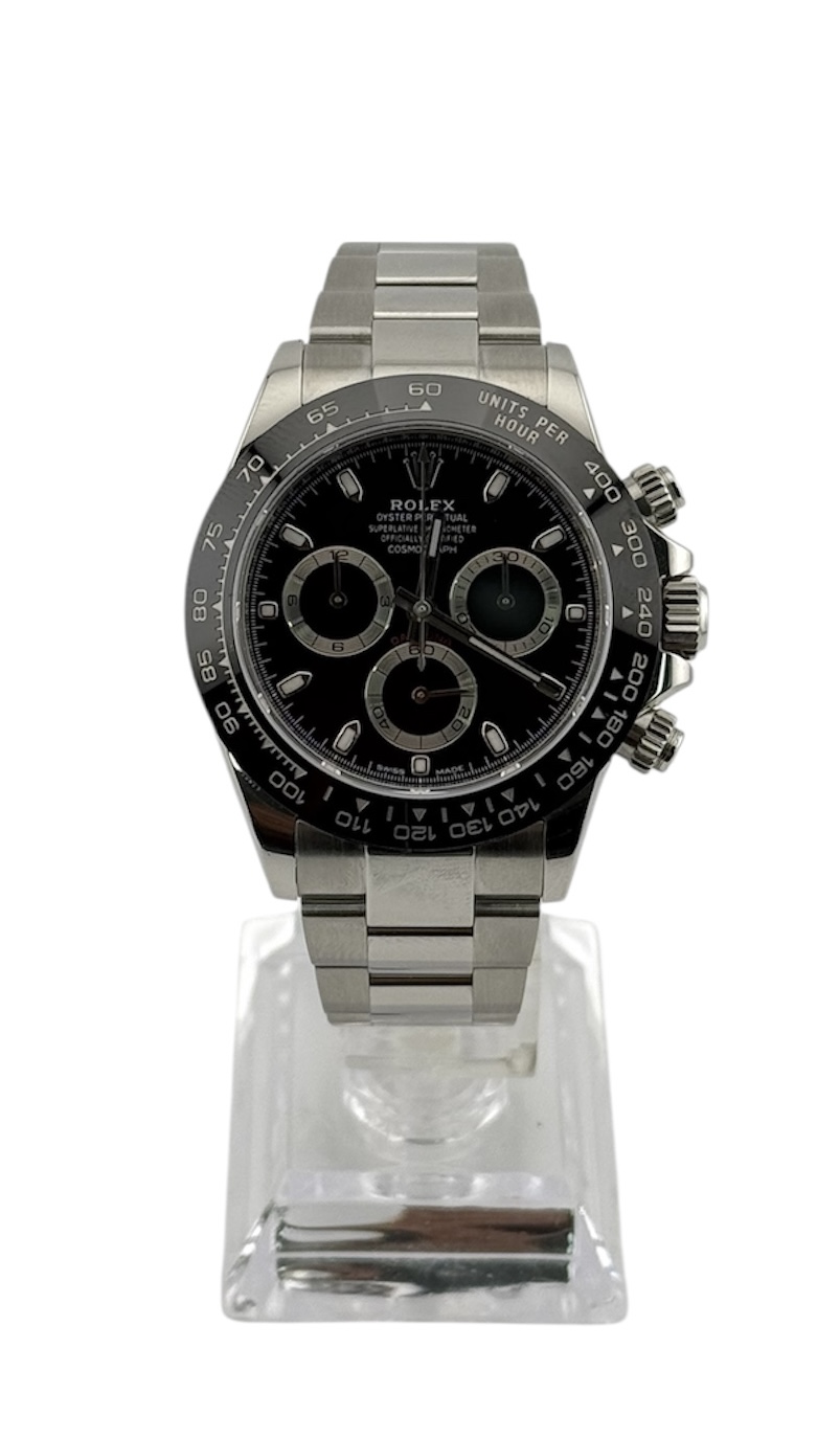 Rolex Daytona 116500 LN Black Dial Bracelet Strap