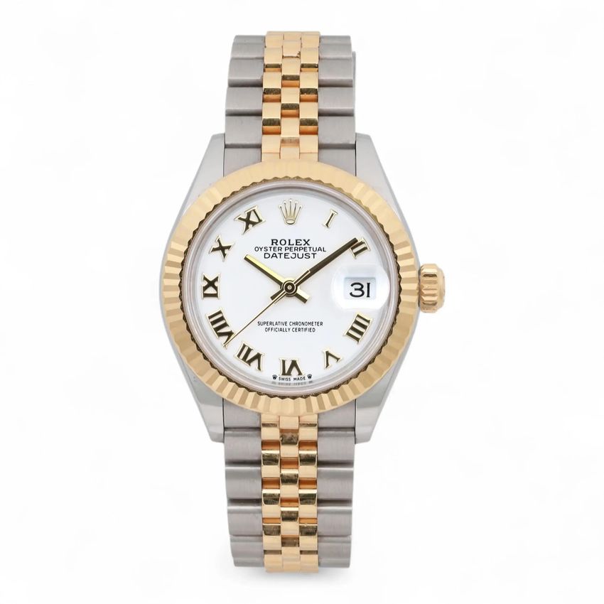 Rolex Datejust Lady 28 - White Roman Numeral Dial