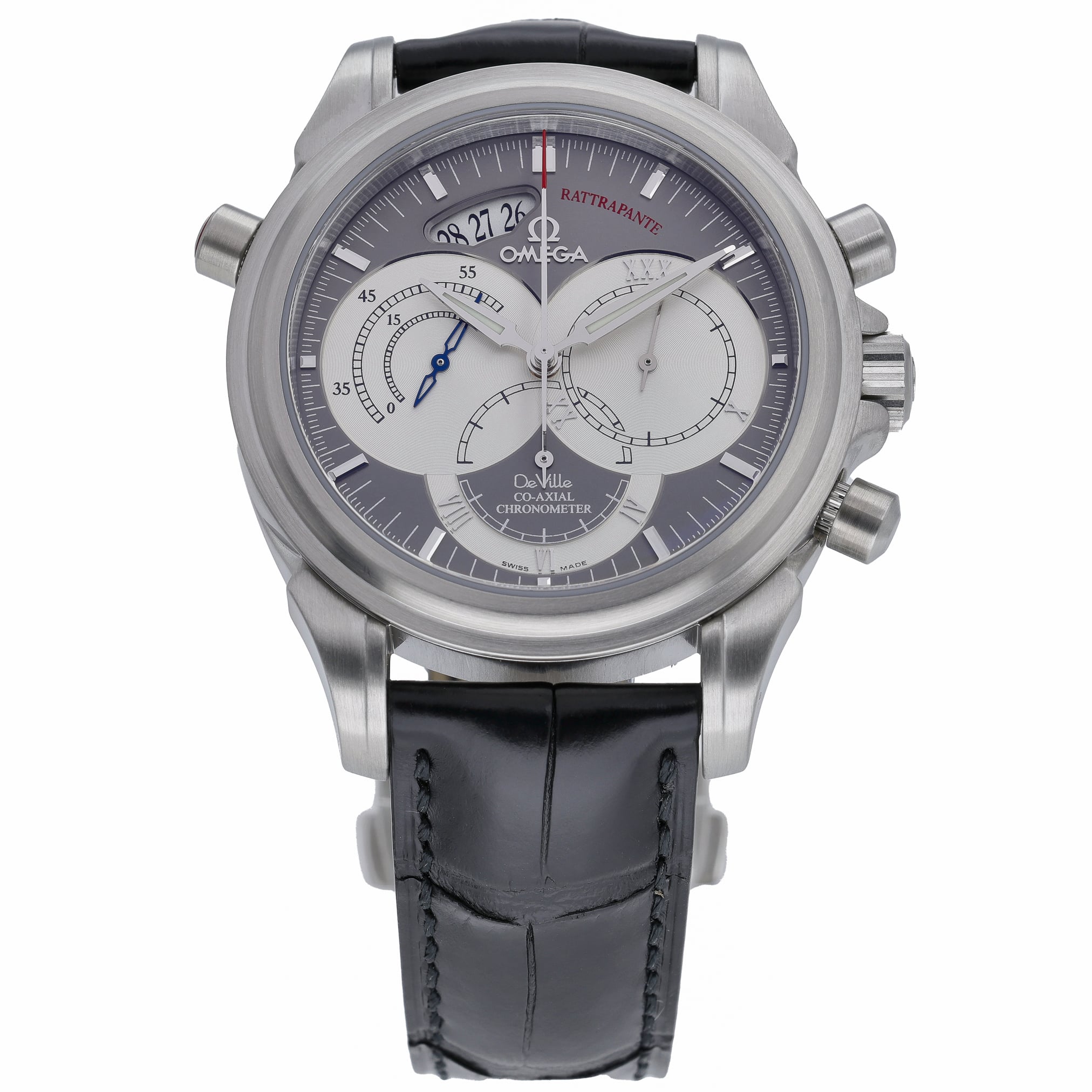 Omega De Ville Co-Axial Rattrapante 4848.40.31 Thumbnail 6