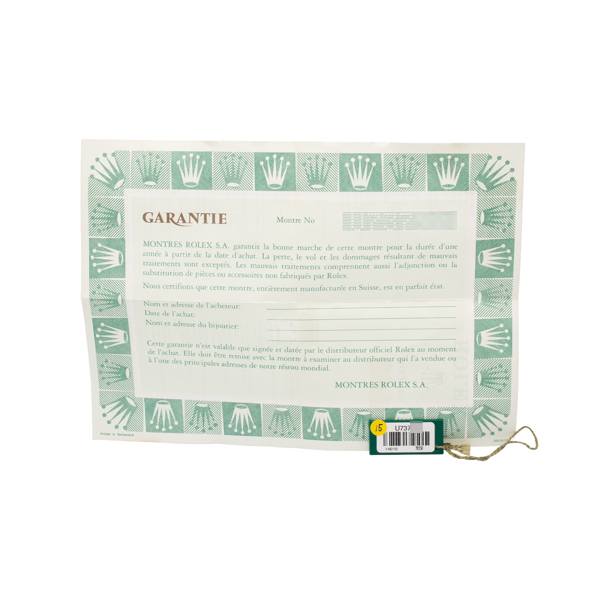 Rolex Air-King 14010 Thumbnail 3