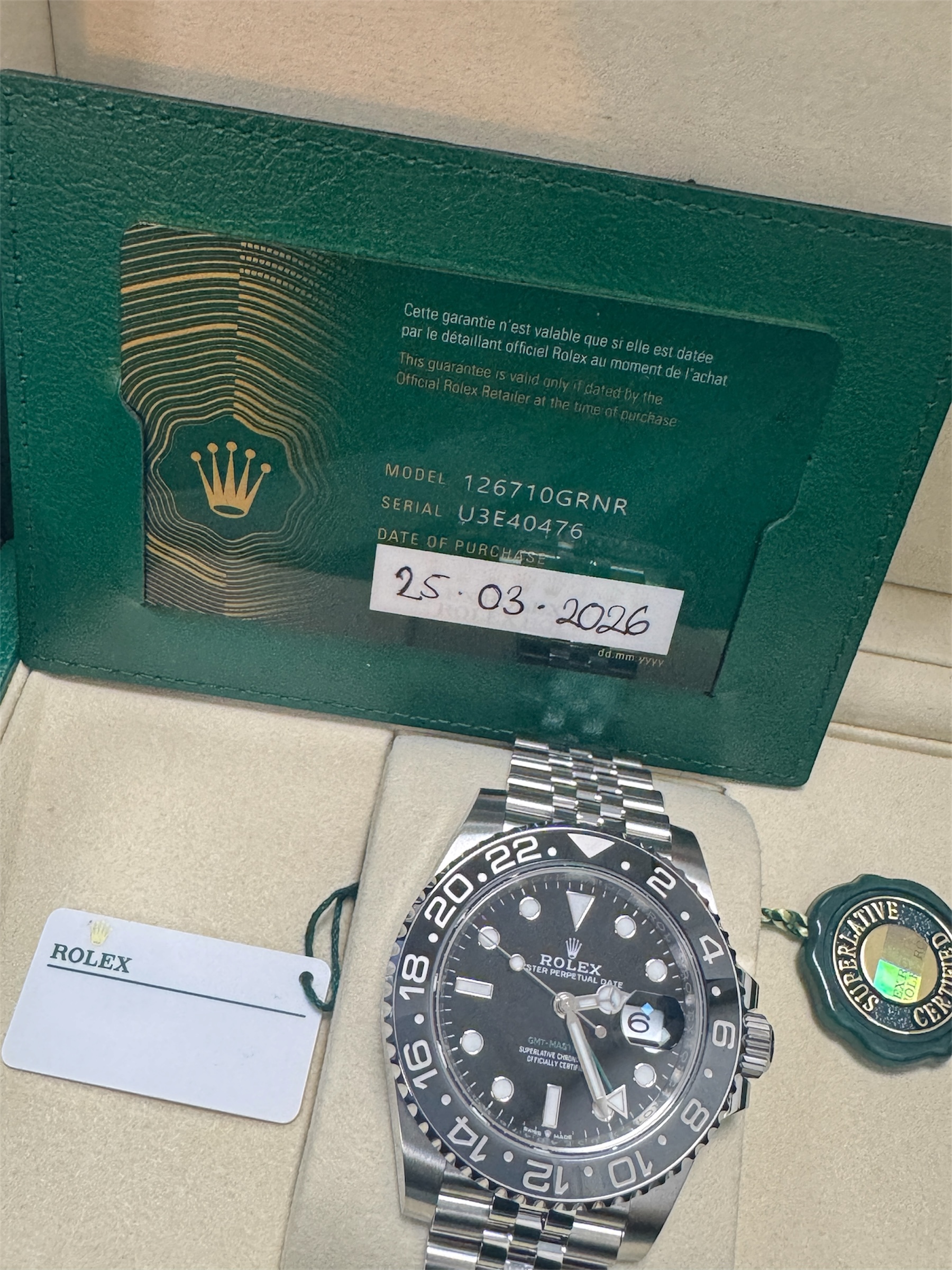 Rolex GMT Master II 126710 GRNR Thumbnail 6