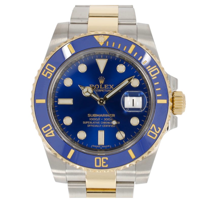 Rolex Submariner 116613 LB Blue Dial & Bracelet Strap