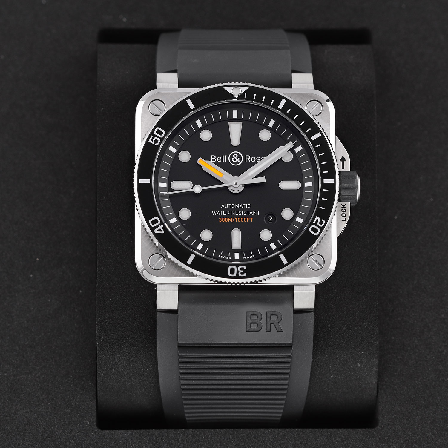 Bell and Ross BR03-92 BR0392-D-BL-ST/SRB Thumbnail 2