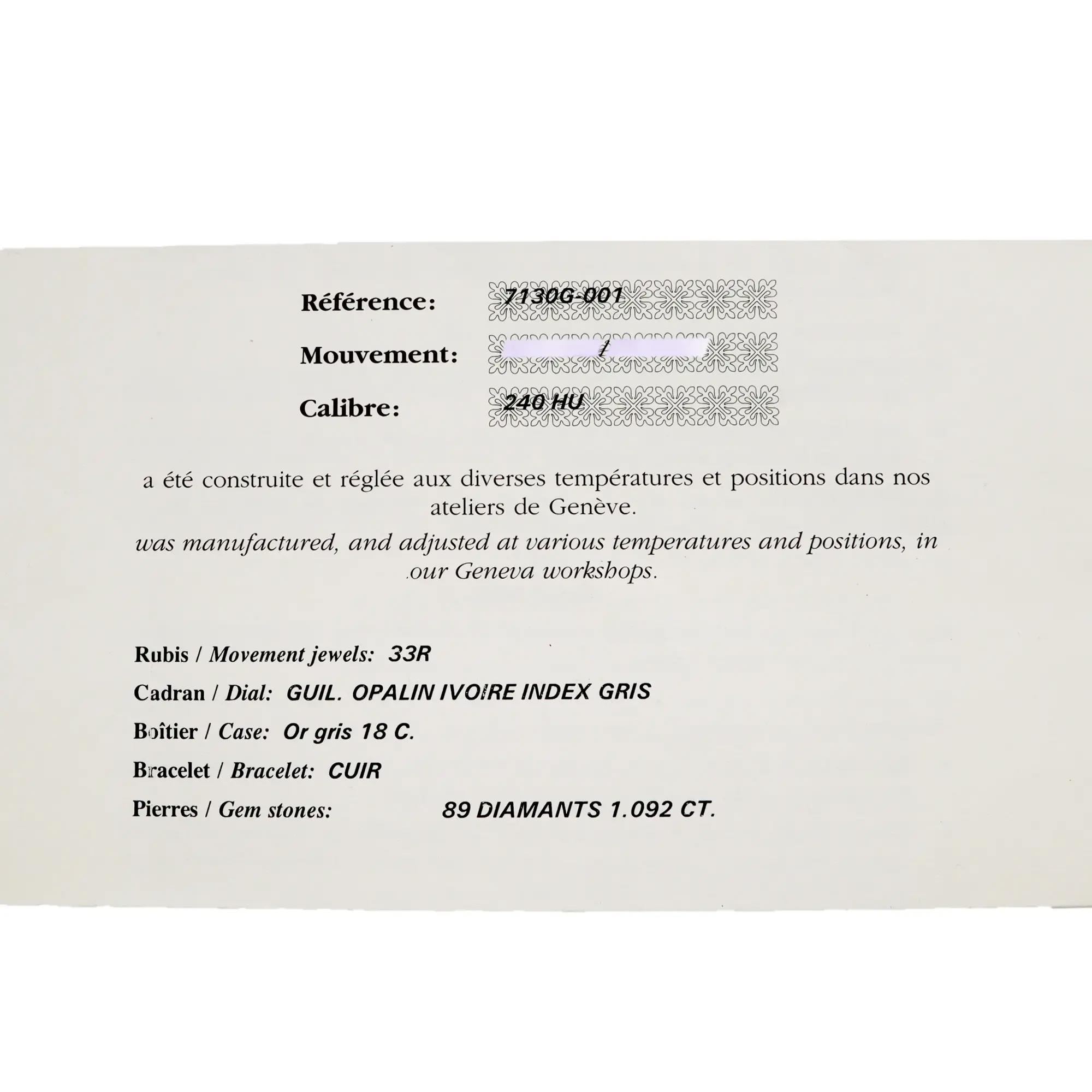 Patek Philippe World Time 7130G-010 Thumbnail 6