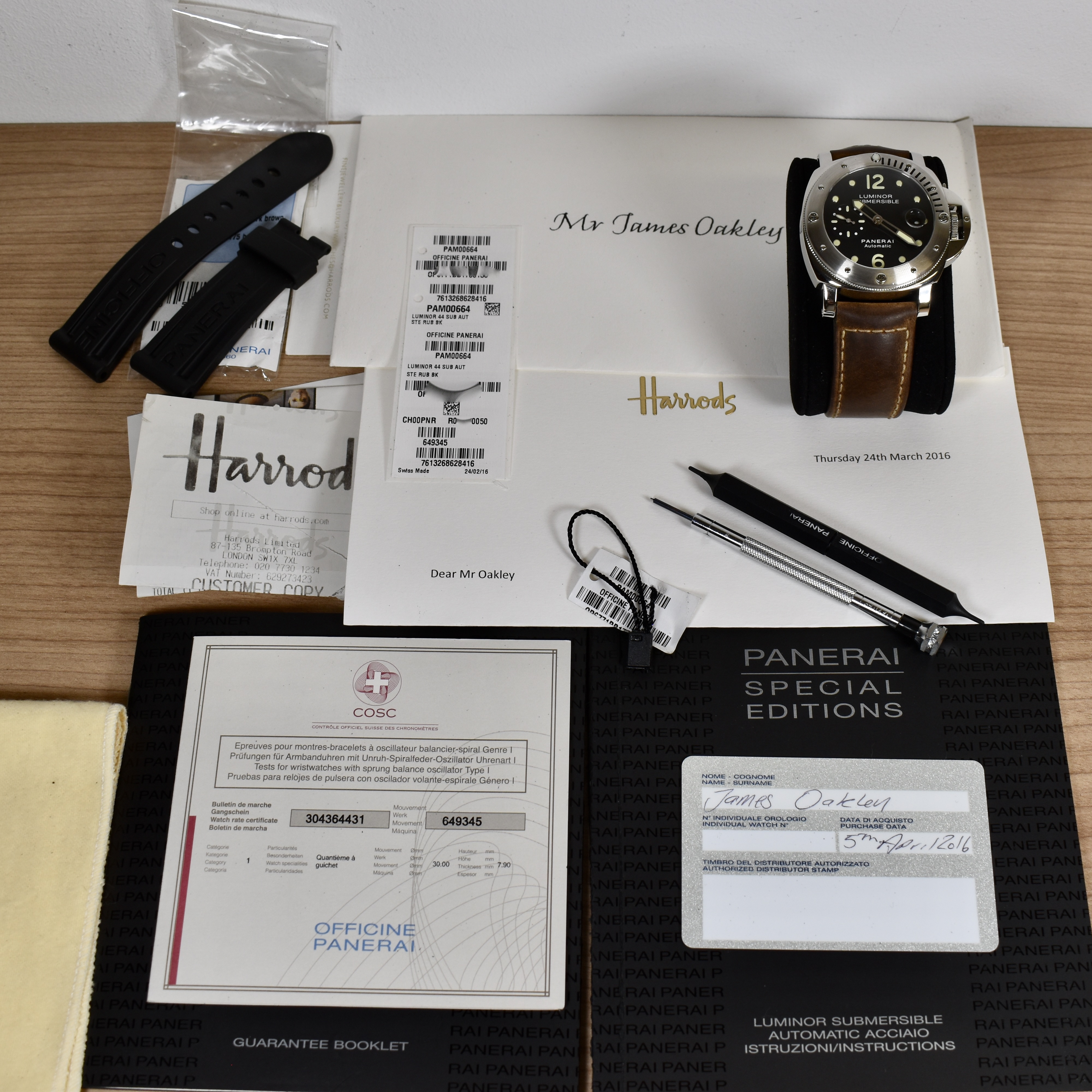 Panerai Royal Navy Clearance Diver PAM00664 Thumbnail 5