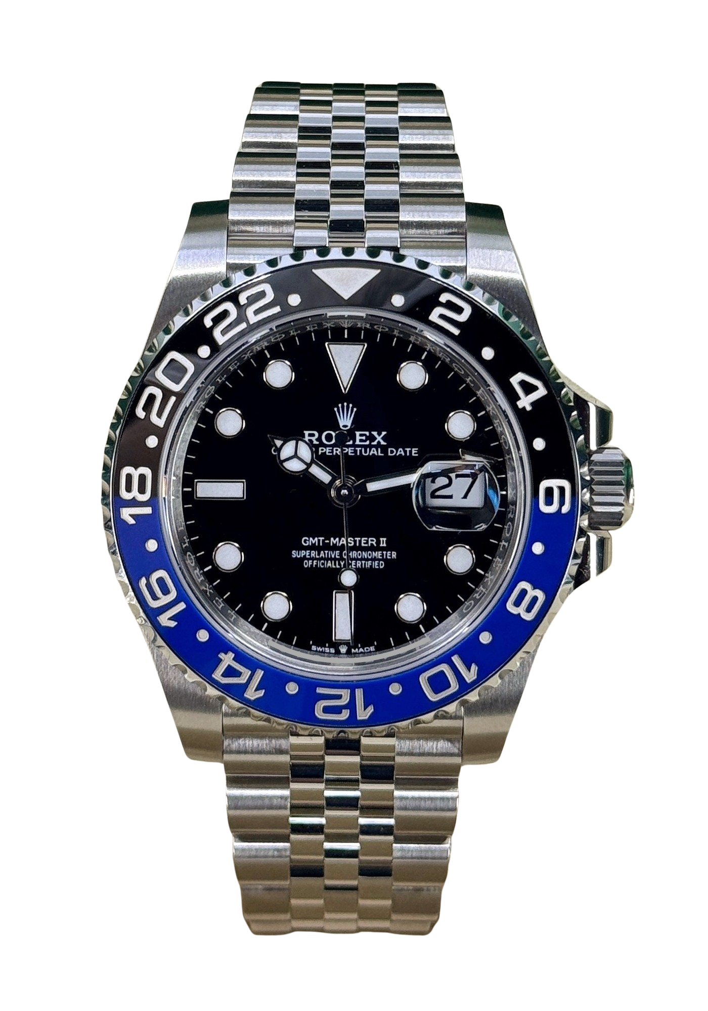 Rolex GMT Master II - Black Dial &amp; Bracelet Strap