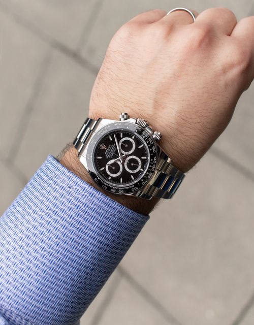 Rolex Daytona 126500 LN Black Dial Bracelet Strap