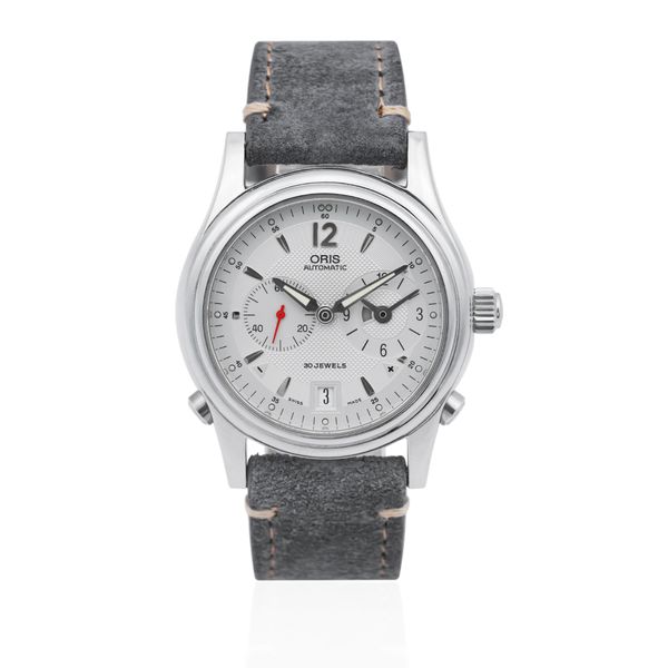 Oris Classic Silver Baton Dial Leather Strap