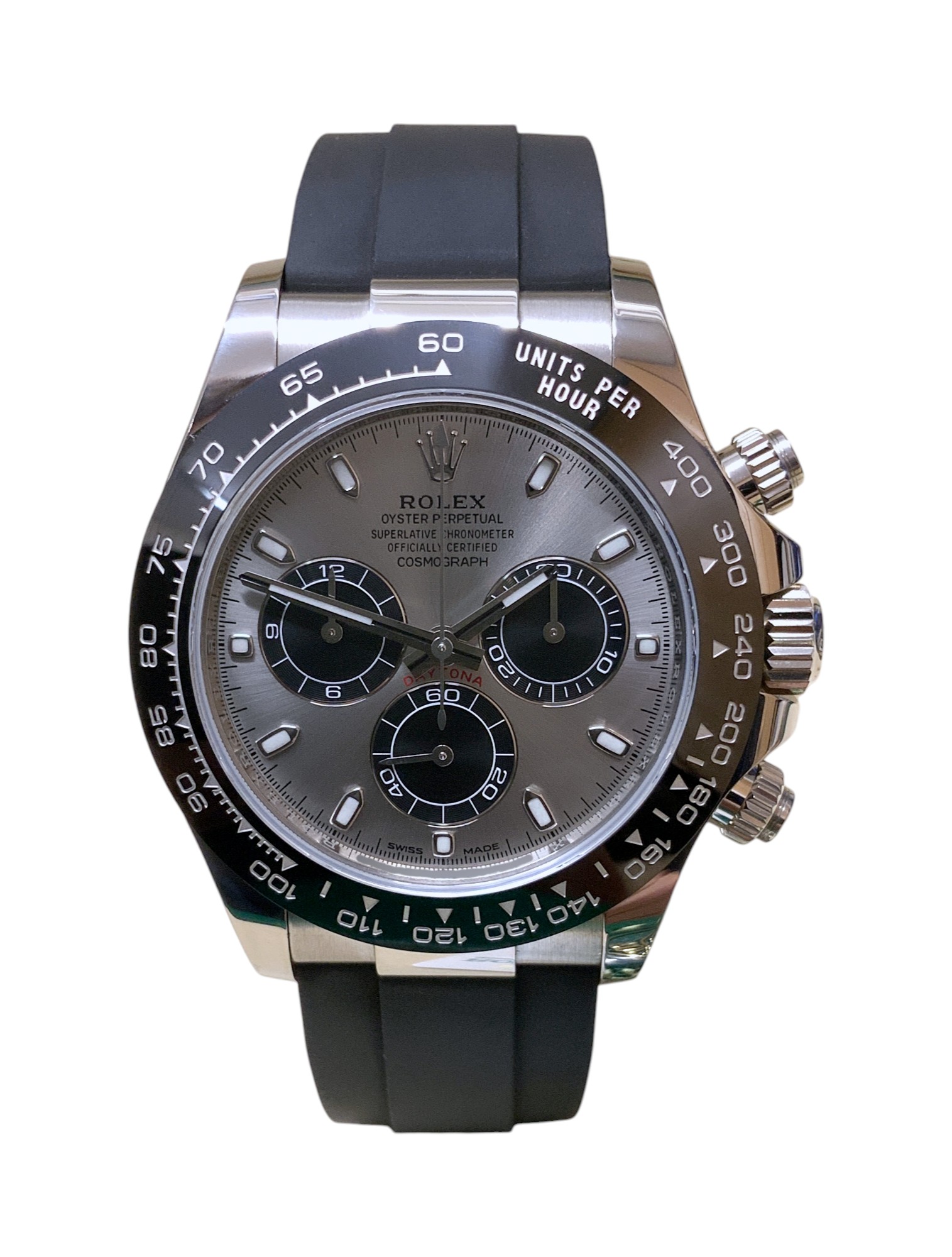 rolex-daytona-116519-ln-steel-black-dial-rubber-strap
