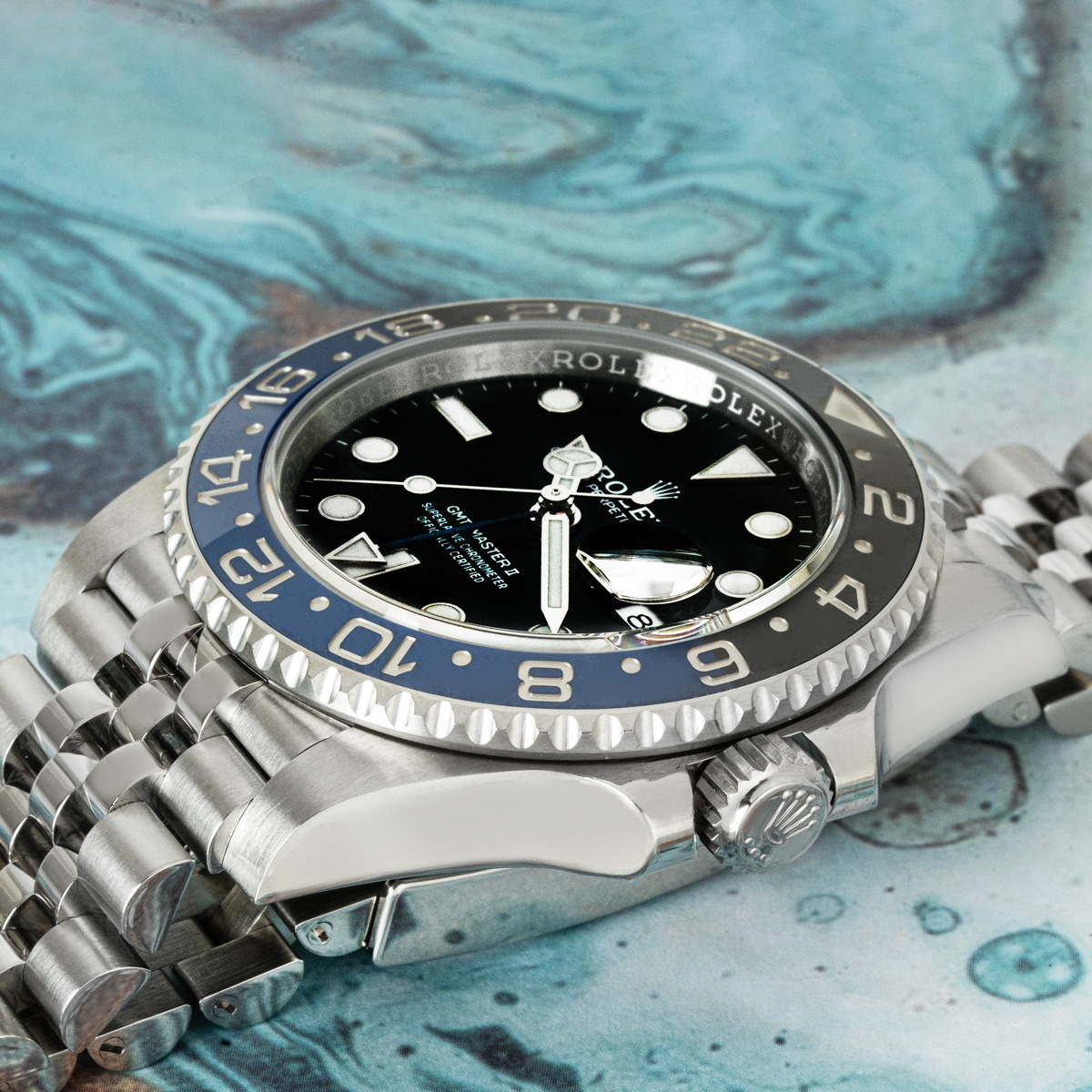 Rolex GMT Master II Black Dial Bracelet Strap