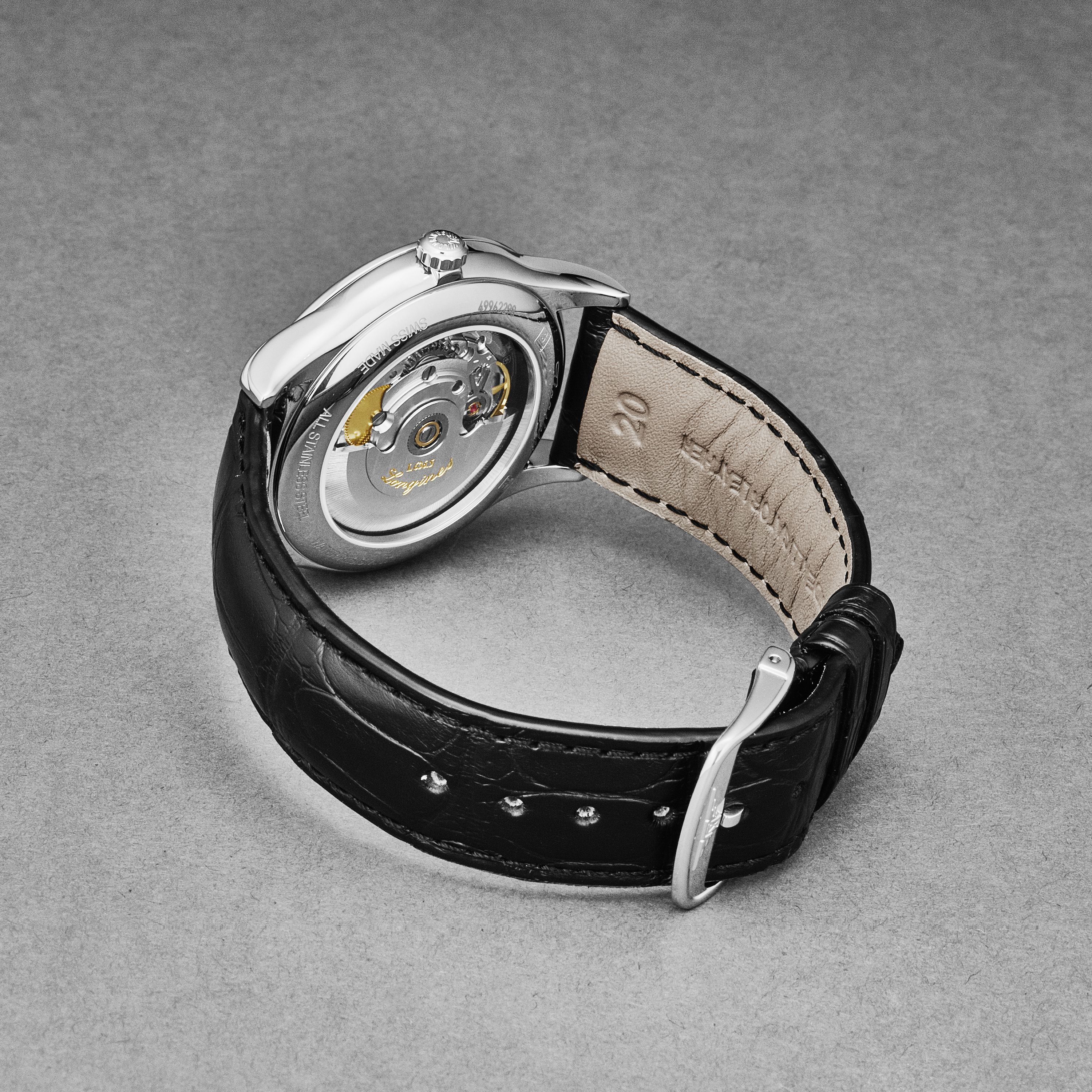 Longines Flagship - White Roman Numeral Dial & Leather Strap