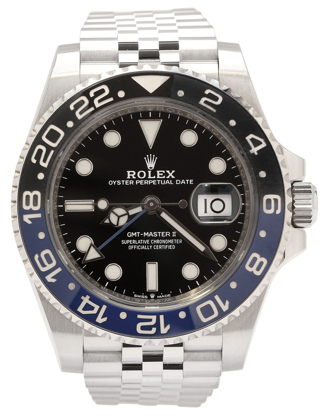 Rolex GMT Master II - Black Dial & Bracelet Strap