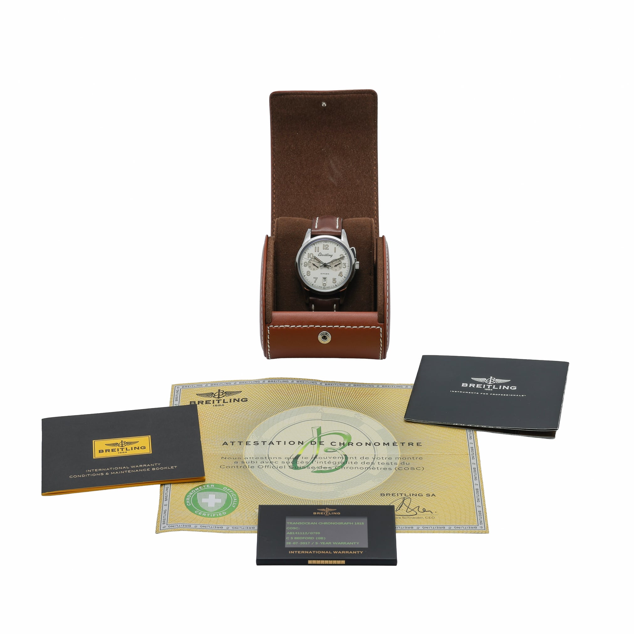 Breitling Transocean Chronograph AB1411 Thumbnail 7